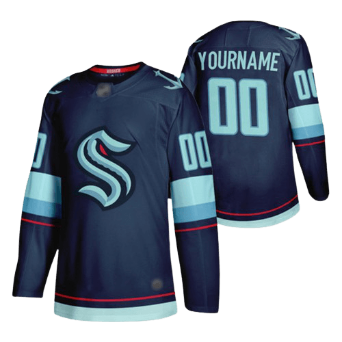 Seattle Kraken Home Blue Jersey