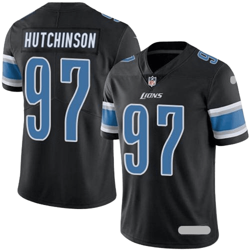 Detroit Lions Alternate Black Team Jersey