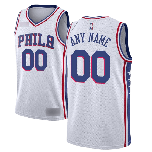 Philadelphia 76ers White Team Jersey