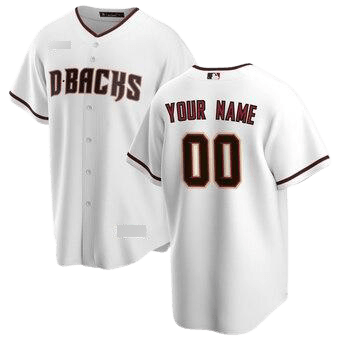 Arizona Diamondbacks White/Crimson Home Team Jersey