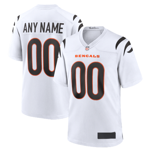 Cincinnati Bengals Away White Team Jersey