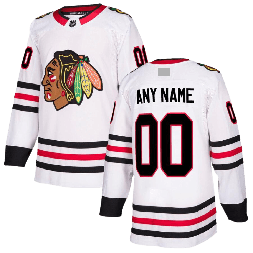 Chicago Blackhawks Away White Team Jersey