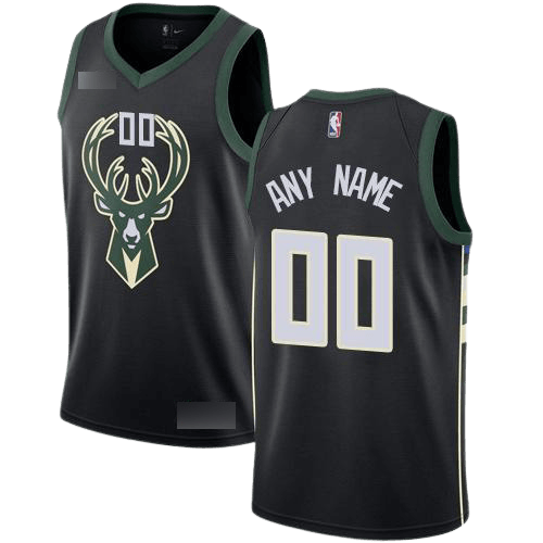 Milwaukee Bucks Black Current Statement Edition Jersey