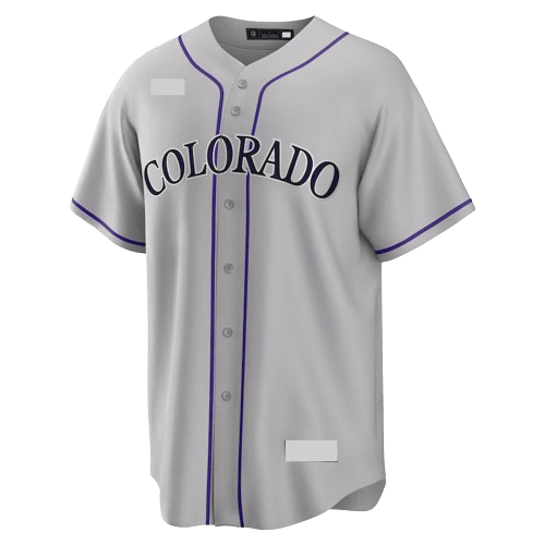 Colorado Rockies Gray Road Team Jersey