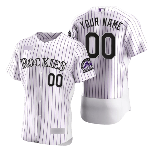 Colorado Rockies White Jersey