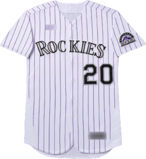 Colorado Rockies White Jersey