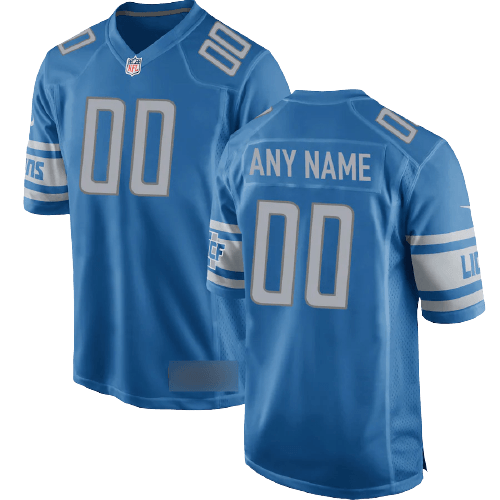 Detroit Lions Home Blue Team Jersey