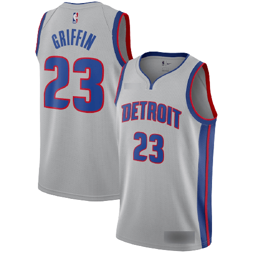 Detroit Pistons Silver Statement Edition Jersey