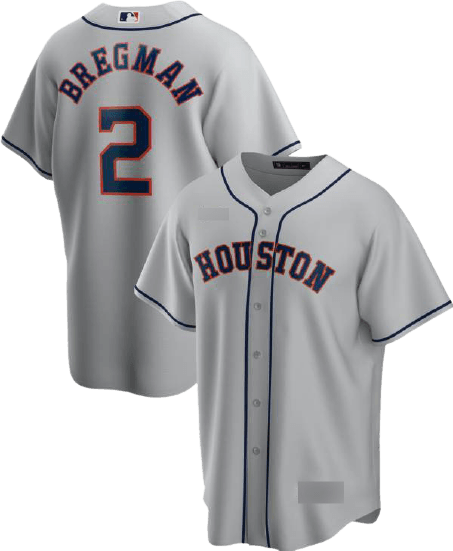 Houston Astros Gray Road Team Jersey