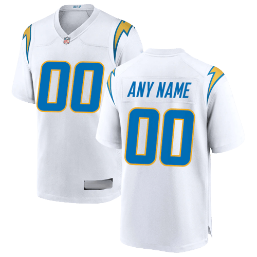 Los Angeles Chargers Away White Team Jersey