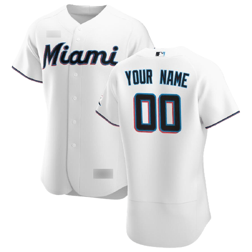 Miami Marlins White Home Jersey