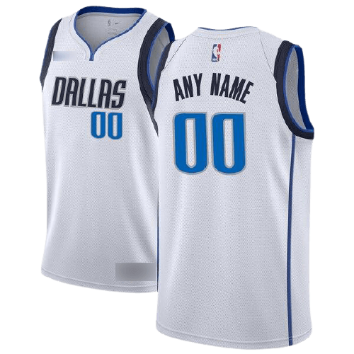 Dallas Mavericks White Team Jersey