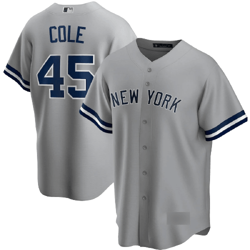 New York Yankees Gray Road Team Jersey