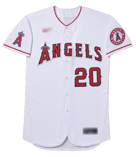 Los Angeles Angels White Home Team Jersey