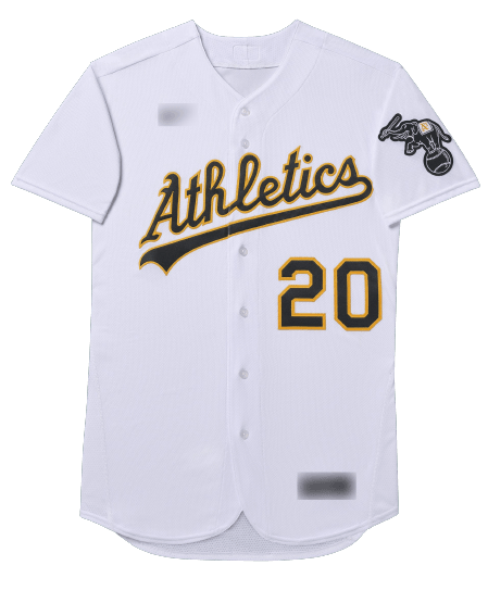 Oakland Athletics White Home Team Jersey