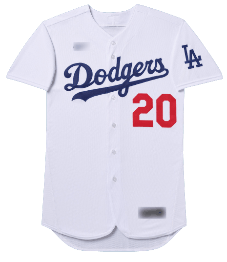 Los Angeles Dodgers White Home Team Jersey