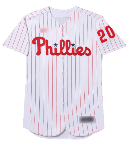 Philadelphia Phillies White/Red Home Team Jersey