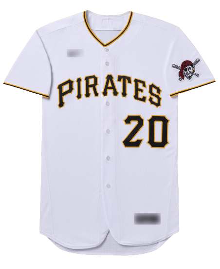 Pittsburgh Pirates White Home Team Jersey