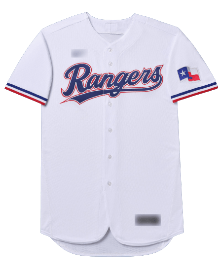 Texas Rangers White Home Team Jersey