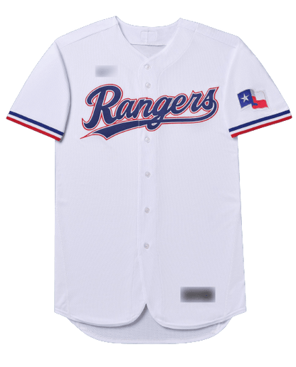 Texas Rangers White Home Team Jersey