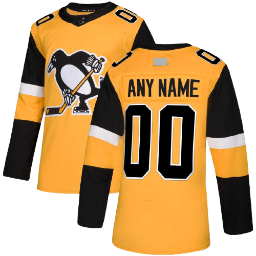 Pittsburgh Penguins Gold Alternate Team Jersey