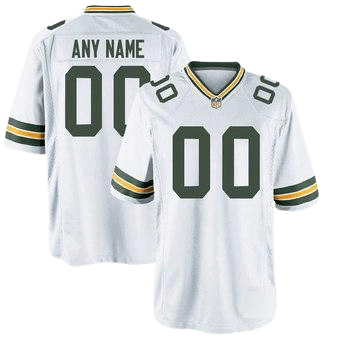 Green Bay Packers Away White Team Jersey