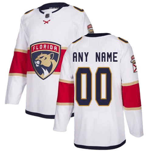 Florida Panthers Away White Team Jersey