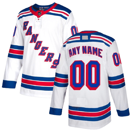 New York Rangers Away White Team Jersey