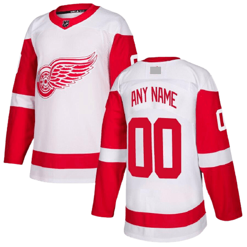 Detroit Red Wings Away White Team Jersey