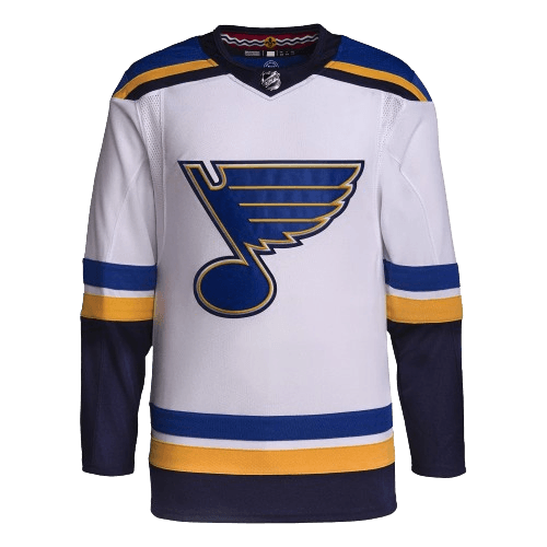 St. Louis Blues Away White Team Jersey