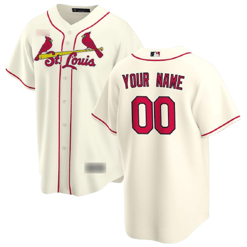 St. Louis Cardinals Cream Alternate Team Jersey