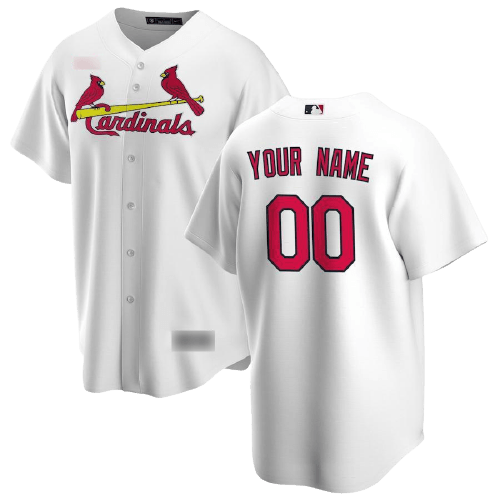 St. Louis Cardinals White Home Team Jersey