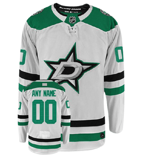 Dallas Stars Away White Team Jersey