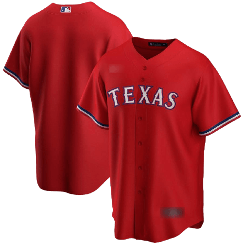 Texas Rangers Red Alternate Team Jersey