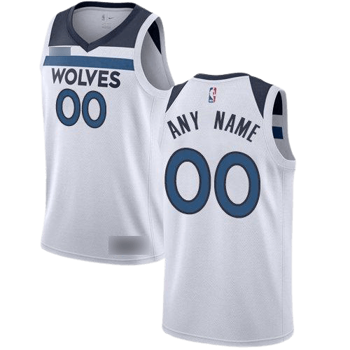 Minnesota Timberwolves White Team Jersey