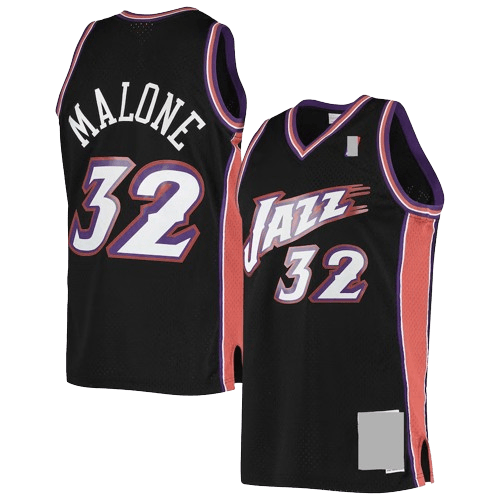 Utah Jazz Black & Red Team Jersey