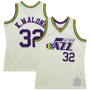 Utah Jazz White Team Jersey