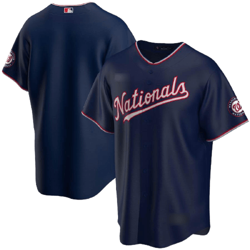 Washington Nationals Navy Alternate Team Jersey