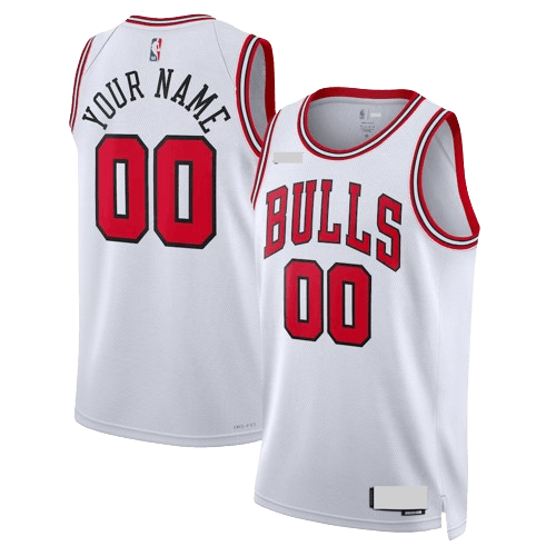 Chicago Bulls White Association Edition Jersey