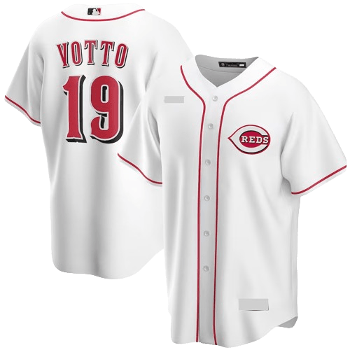 Cincinnati Reds White Home Team Jersey