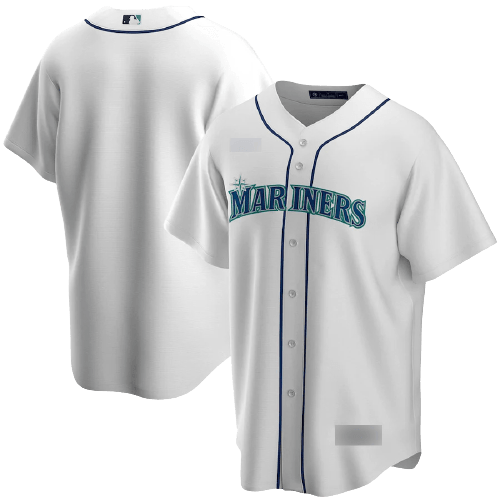 Seattle Mariners White Home Team Jersey