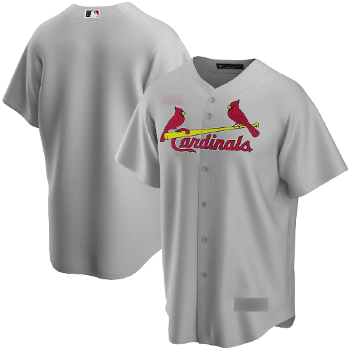 St. Louis Cardinals Gray Road Team Jersey