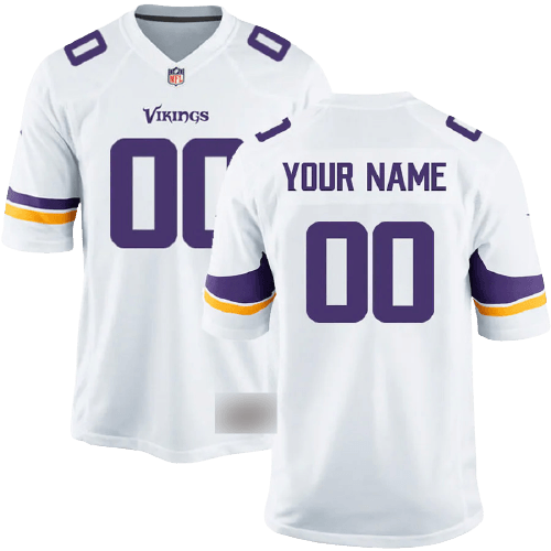 Minnesota Vikings Away White Team Jersey