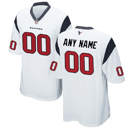 Houston Texans Away White Team Jersey