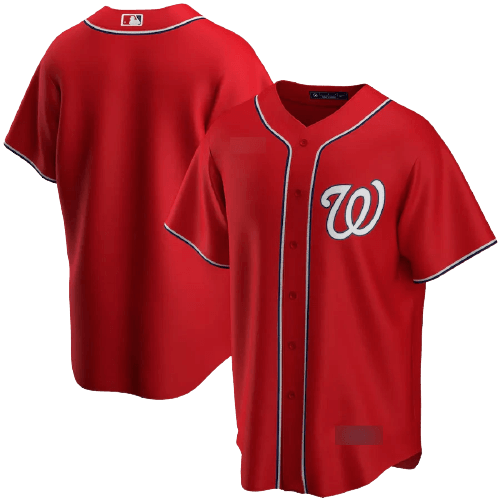 Washington Nationals Red Alternate Team Jersey