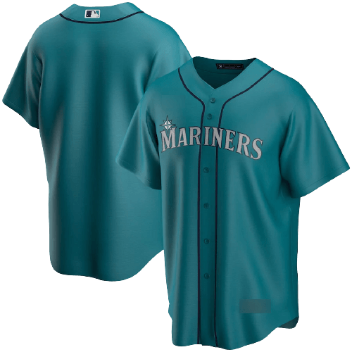 Seattle Mariners Aqua Alternate Team Jersey