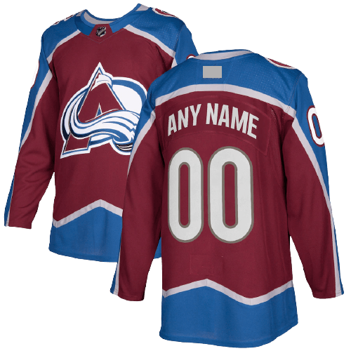 Colorado Avalanche Home Burgundy Team Jersey