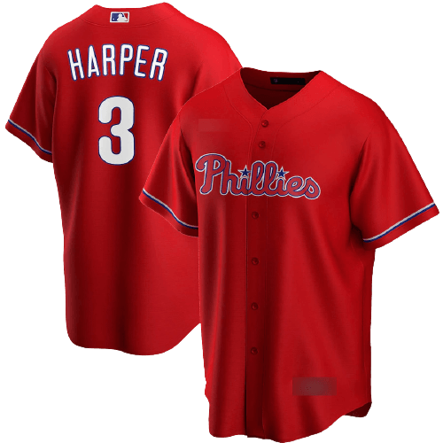 Philadelphia Phillies Red Alternate Team Jersey