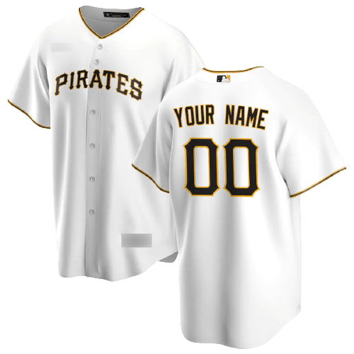 Pittsburgh Pirates White Home Team Jersey