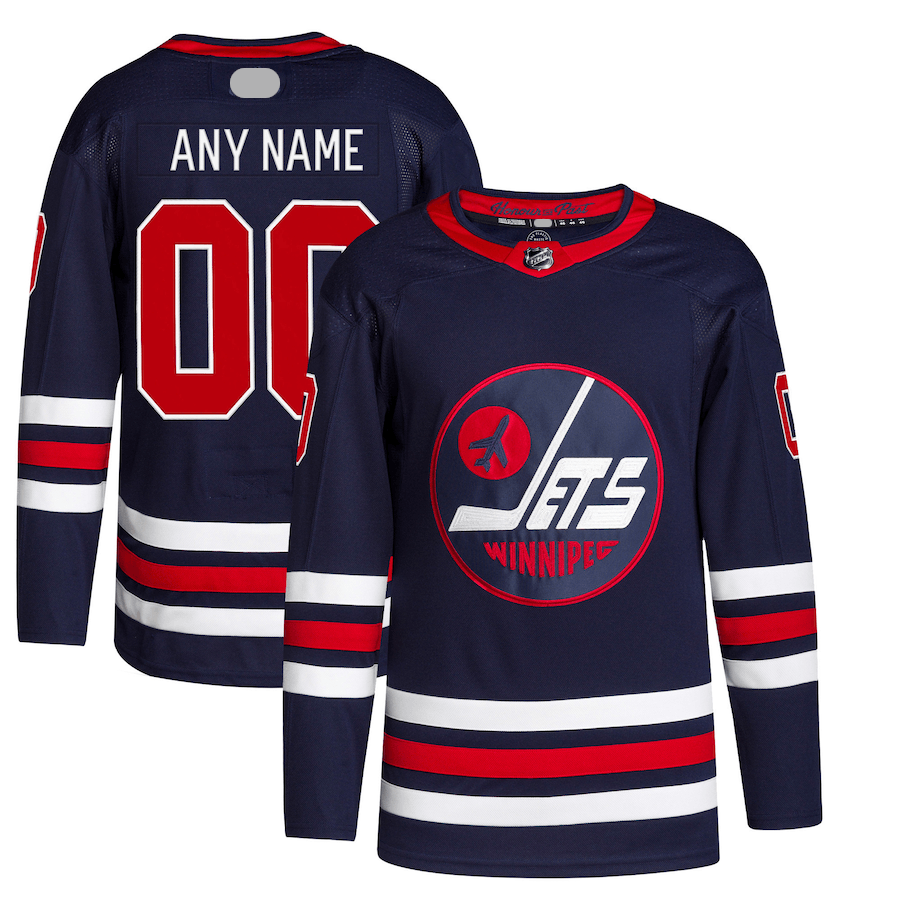 Winnipeg Jets Navy Alternate Team Jersey